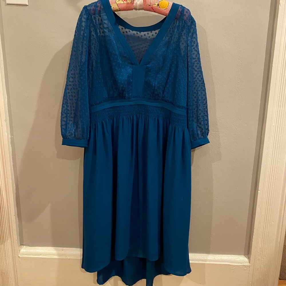 Blue dress